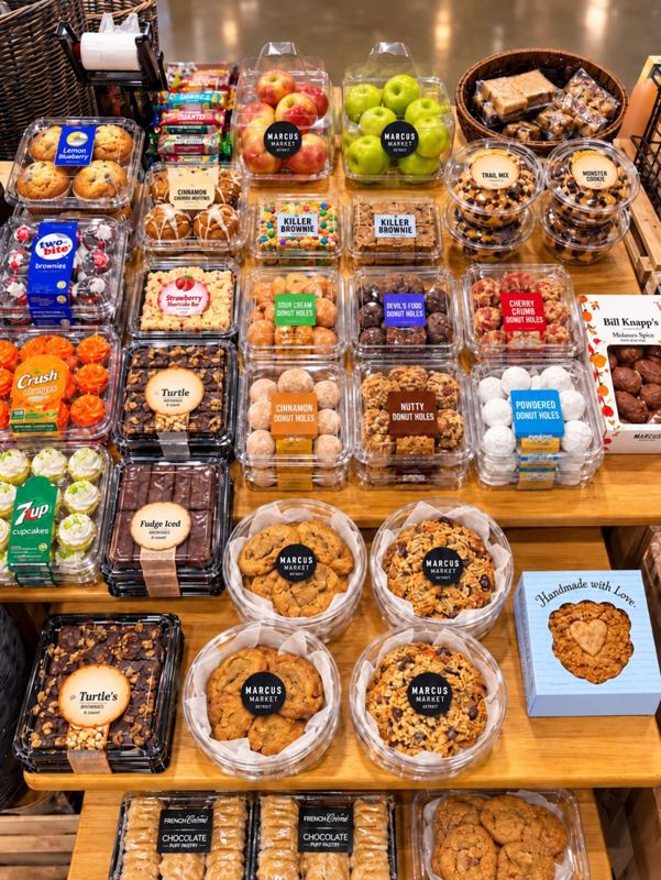 Cookies, brownies, and donut holes